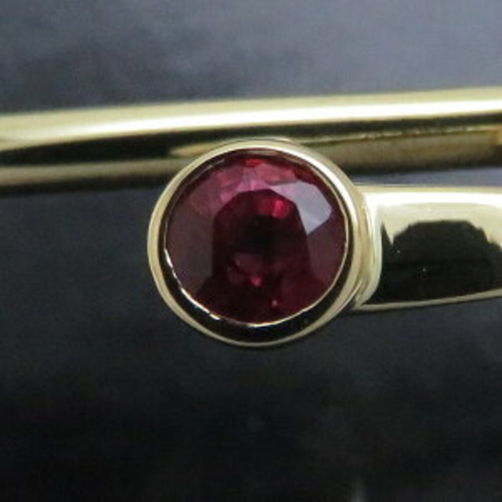 Tiffany Hook Bangle Bracelet Ruby Diamonds Yellow… - image 5